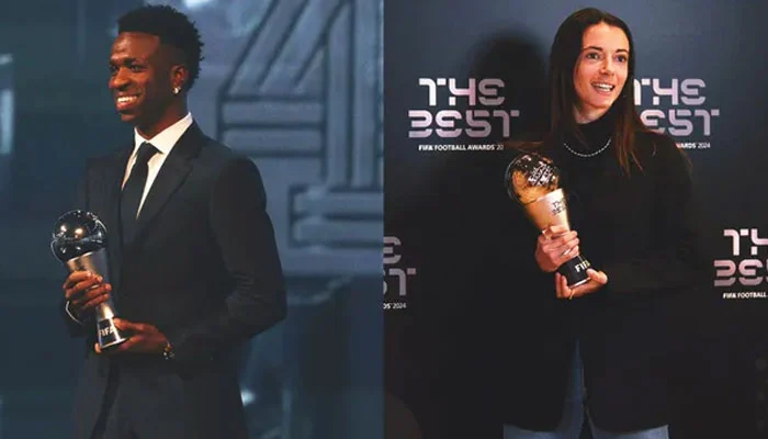 میسی نہ رونالڈو، سال 2024 کے بہترین فٹبالر کا ایوارڈ برازیلین فٹبالر کے نام