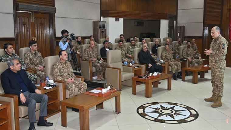 دہشتگردوں کی ہماری سرزمین پر کوئی جگہ نہیں، آہنی ہاتھوں سے نمٹا جائیگا: آرمی چیف