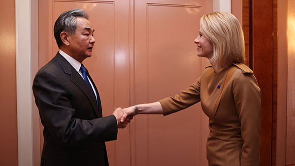 وانگ ای کی یورپی یونین کی اعلی نمائندہ برائے خارجہ امور اور سیکیورٹی پالیسی سمیت فرانس، یوکرین اور اسرائیل کے ہم منصبوں سے الگ الگ ملاقاتیں