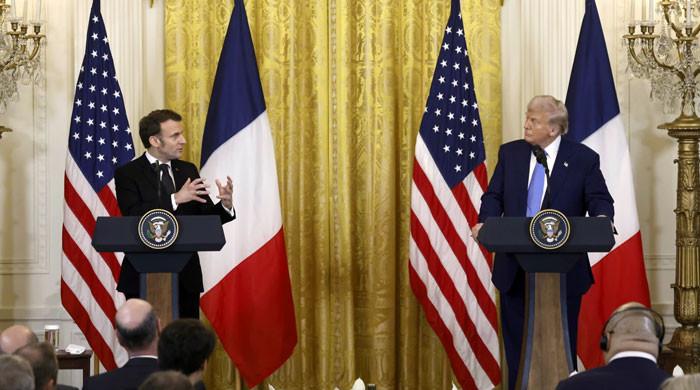 یوکرین جنگ چند ہفتوں میں ختم ہوسکتی ہے: ٹرمپ کی میکرون سے ملاقات میں گفتگو