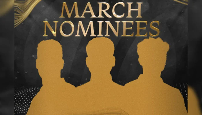 آئی سی سی نے پلیئر آف دی منتھ کی نامزدگیوں کا اعلان کردیا