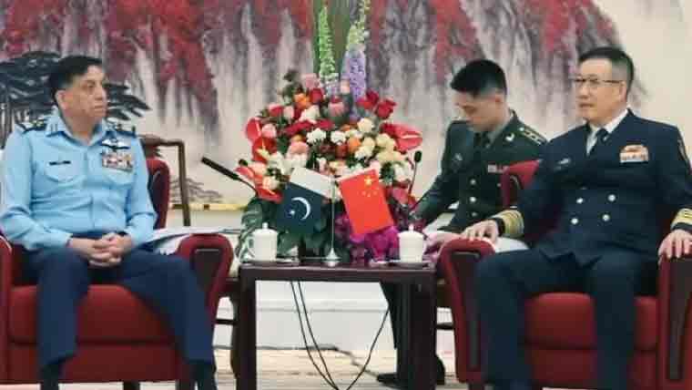 ایئرچیف مارشل ظہیر احمد بابر سدھو کا دورہ چین، اہم شخصیات سے ملاقاتیں