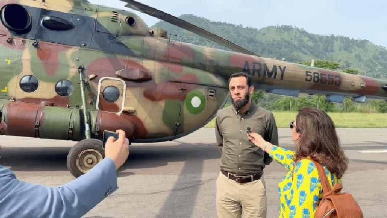 وزیراطلاعات کا ملکی و غیرملکی میڈیا کیساتھ ایل او سی کا دورہ، بھارتی پروپیگنڈا بے نقاب