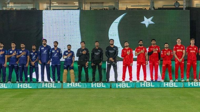 پی ایس ایل 10: بھارتی جارحیت میں شہید ہونیوالوں کی یاد میں خاموشی