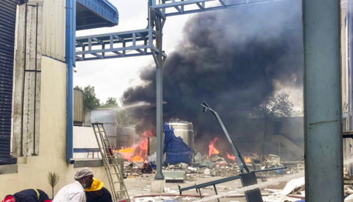 بھارتی ریاست تلنگانہ کی کیمیکل فیکٹری میں دھماکا، 10 افراد ہلاک