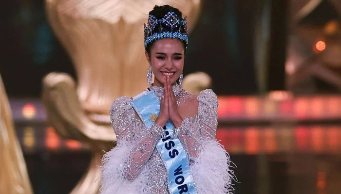 تھائی لینڈ کی حسینہ نے مس ورلڈ 2025 کا تاج اپنے سر پر سجا لیا