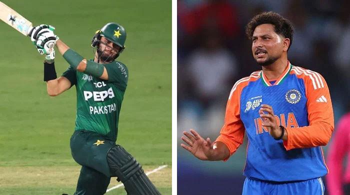 ایشیا کپ میں شاہین کی تابڑ توڑ بیٹنگ، بھارت کے کلدیپ یادو بھی تعریف کرنے پر مجبور