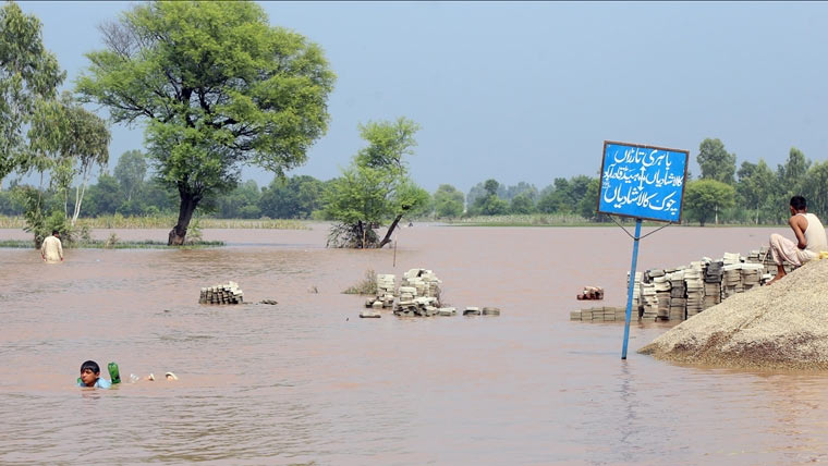 پاکپتن میں ستلج کا کٹاؤ جاری، ایک گاؤں مکمل دریا برد، دوسرے کے 50 گھر غائب