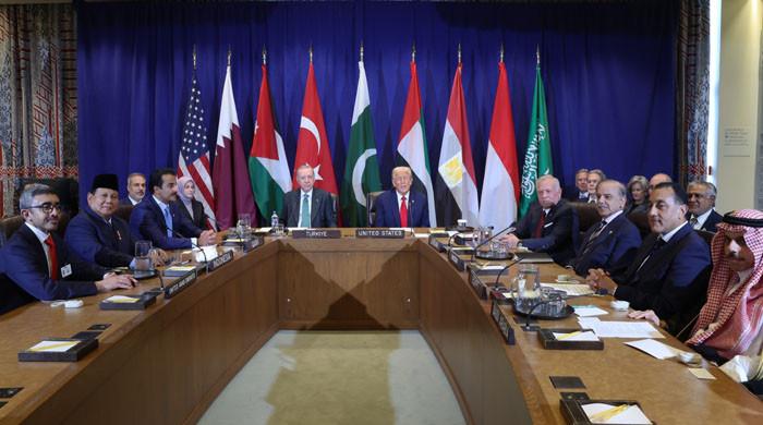 امریکی صدر سے مسلم ممالک کے سربراہان کی ملاقات، غزہ، مشرق وسطیٰ بارے گفتگو