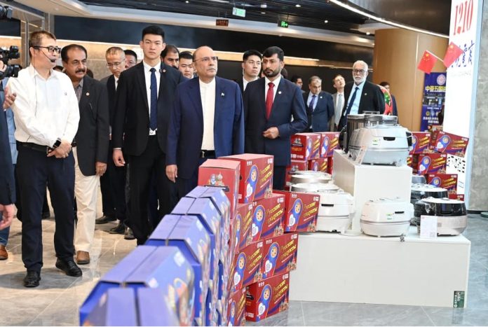 صدر مملکت آصف علی زرداری کا کاشغر فری ٹریڈ زون کا دورہ