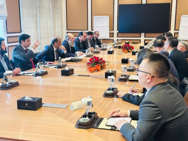 چینی سفیر کی وزیر تجارت جام کمال سے ملاقات، تجارتی روابط مضبوط بنانے پر اتفاق