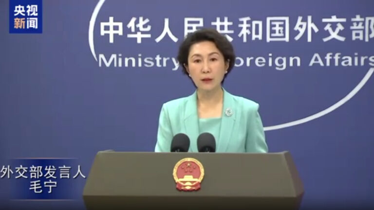 چین مشرق وسطیٰ کی صورتحال میں بہتری اور مذاکرات کی بحالی کی تمام کوششوں کی حمایت کرتا ہے، چینی وزارت خارجہ