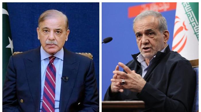 خطے کے دیگر ممالک کیساتھ تنازع میں پڑنے کا کوئی ارادہ نہیں: ایرانی صدر کی شہباز شریف سے گفتگو