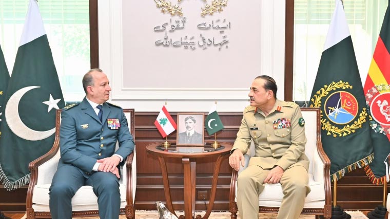 فیلڈ مارشل عاصم منیر سے لبنانی آرمی چیف کی ملاقات، عسکری تعاون مضبوط بنانے پر اتفاق