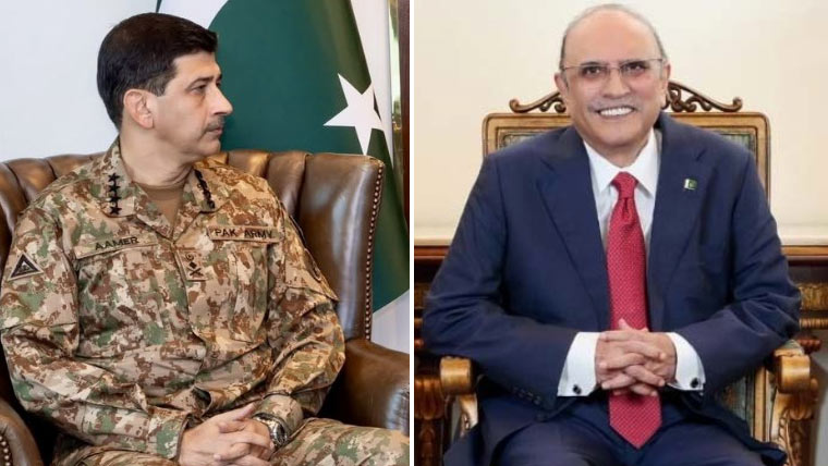 کمانڈر نیشنل سٹریٹجک کمانڈ جنرل عامر رضا کو نشان امتیاز (ملٹری) عطا کرنے کی منظوری