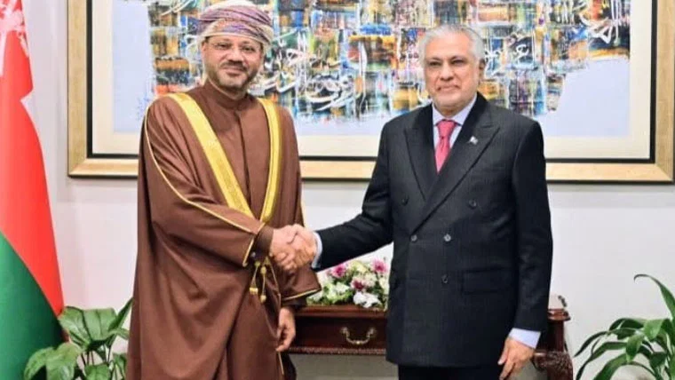 پاکستان اور عمان کا خطے میں امن کیلئے ملکر کام کرنے پر اتفاق