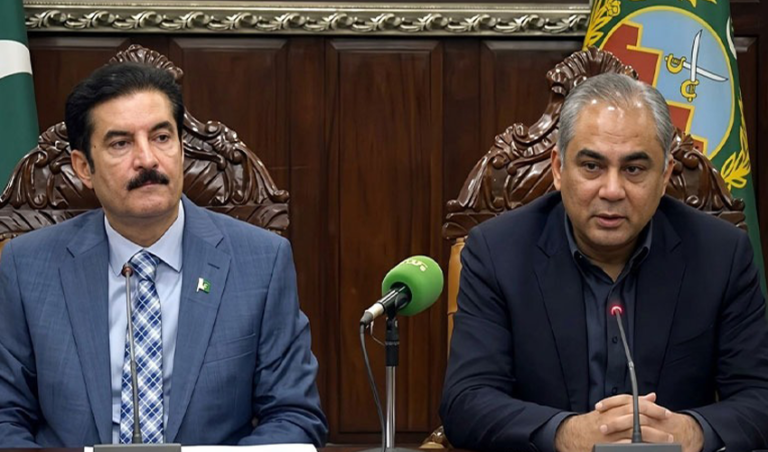 خیبرپختونخوا میں قیام امن کے لیے وفاقی اور صوبائی حکومتیں ایک پیج پر ہیں، محسن نقوی